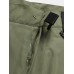 Men Zip Pocket Belted Velcros Detail Long Overalls