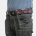 Men PU Leather Adjustable Slim Elastic Invisible Dual  Usage Wild Jeans Belt