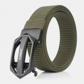 Men Nylon 120cm Automatic Smooth Buckle Wear  Resistant Breathable Outdoor Casual Business Belts