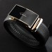 Men Genuine Leather Full Automatic Buckle Belt 3 5 CM Ratchet Full Cowhide Belt for Suit